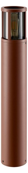 DEKOLIGHT Venkovní sloupek Facado kulatý, 65 cm, 1xE27, 20W, IP65 Barva: Černá - opálová