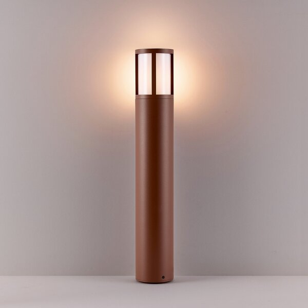 DEKOLIGHT Venkovní sloupek Facado kulatý, 65 cm, 1xE27, 20W, IP65 Barva: Černá - opálová