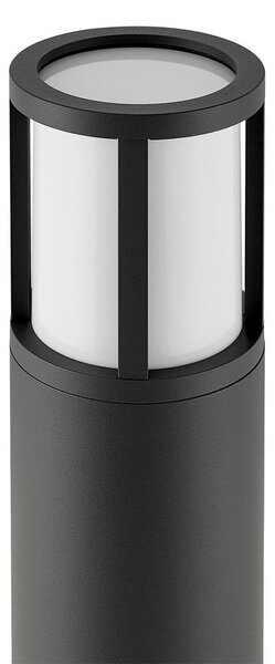 DEKOLIGHT Venkovní sloupek Facado kulatý, 65 cm, 1xE27, 20W, IP65 Barva: Černá - opálová
