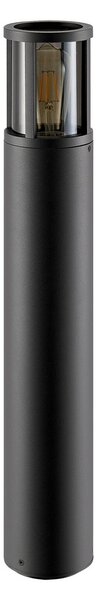 DEKOLIGHT Venkovní sloupek Facado kulatý, 65 cm, 1xE27, 20W, IP65 Barva: Černá - opálová