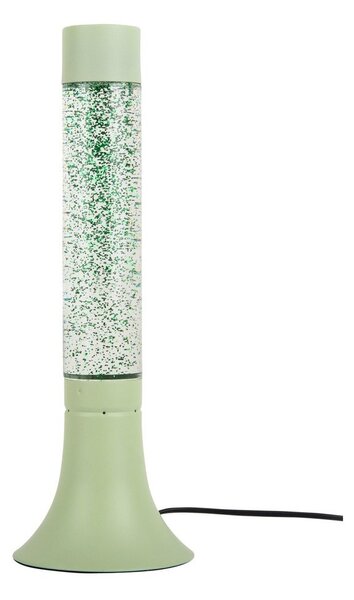 Zelená stolní lampa se skleněným stínidlem (výška 37,5 cm) Astro Glittler – Leitmotiv