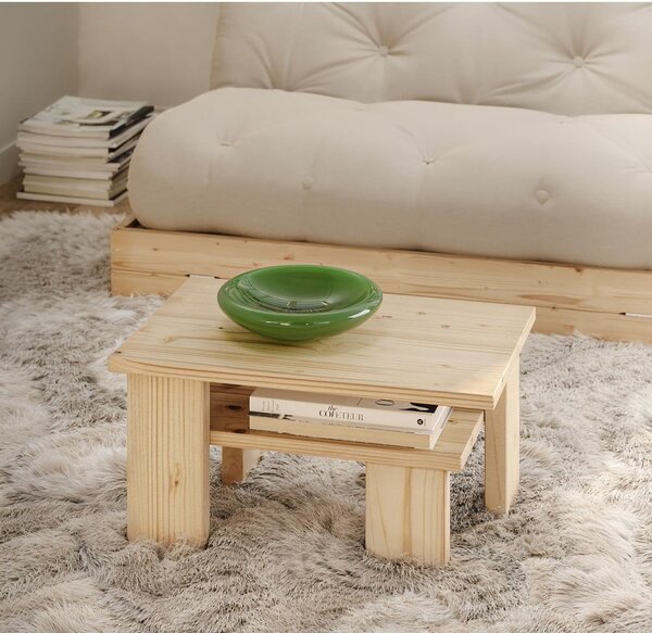 Konferenční stolek z borovicového dřeva v přírodní barvě 45x68 cm Japan – Karup Design