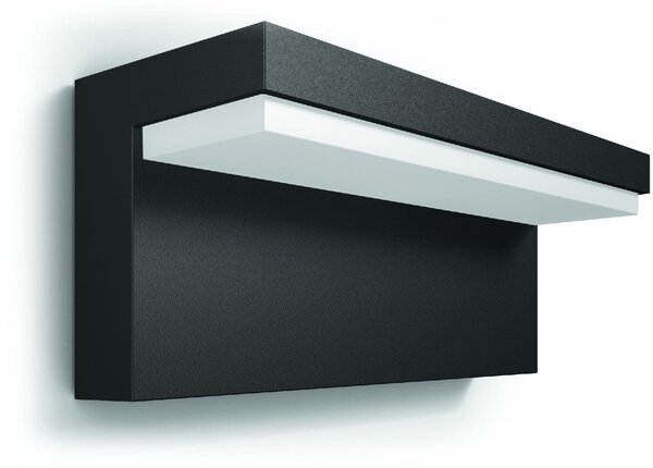 16483/93/P3 Bustan venkovní nástěnné LED svítidlo 2x4,5W 1000lm 4000K IP44, antracitové; stmívatelné