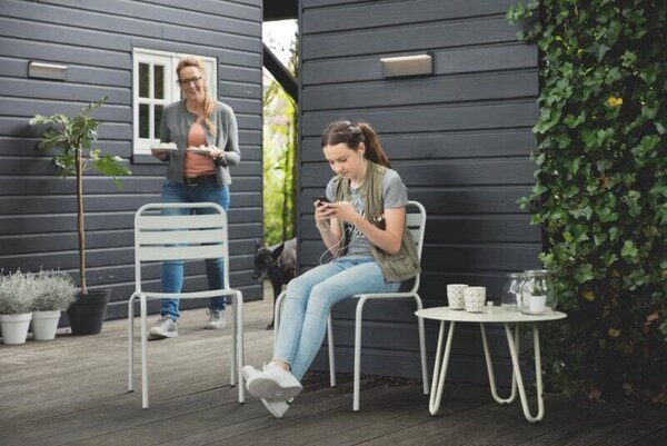 16483/93/P0 Bustan venkovní nástěnné LED svítidlo 2x4,5W 1000lm 2700K IP44, antracitové;stmívatelné