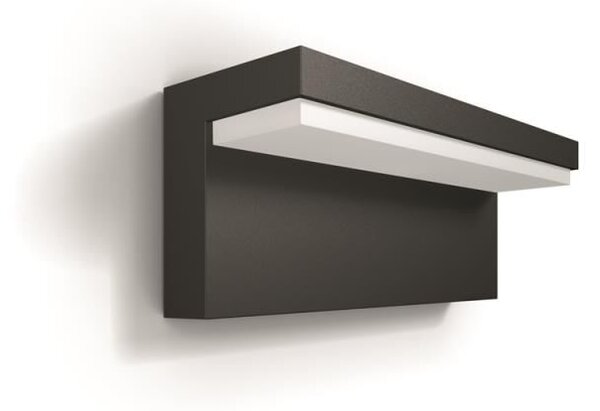 16483/93/P3 Bustan venkovní nástěnné LED svítidlo 2x4,5W 1000lm 4000K IP44, antracitové; stmívatelné