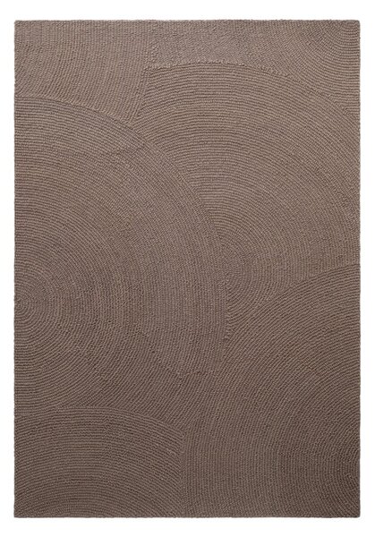 Taupe ručně tkaný vlněný koberec 200x300 cm Calmio – Hanse Home