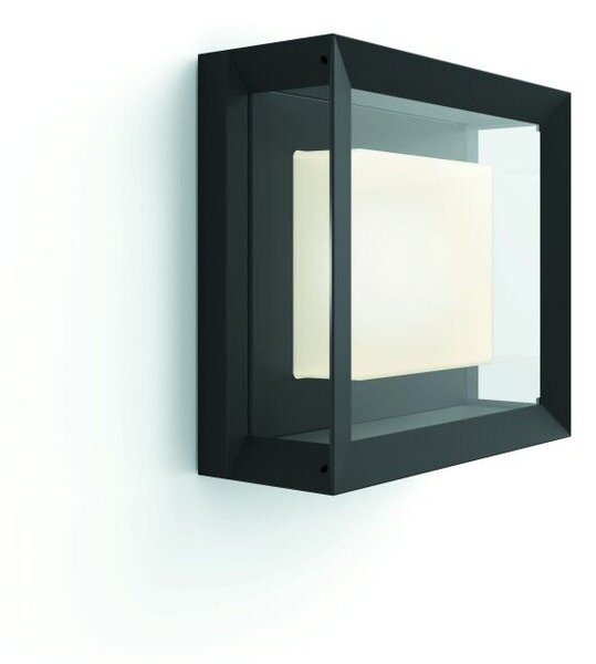 17438/30/P7 Hue WACA Econic venkovní přisazené LED svítidlo 15W 1150lm 2200-6500K RGB IP44 černá