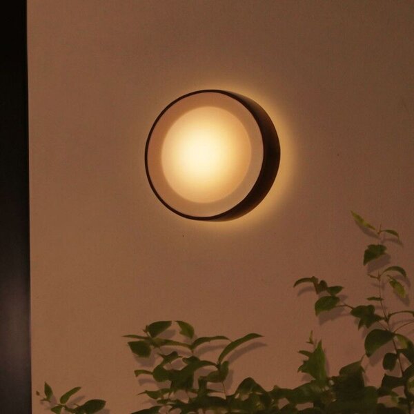 17465/30/P7 HUE WACA Daylo venkovní nástěnné LED svítidlo 1x15W 1200lm 2000-6500K IP44 černá