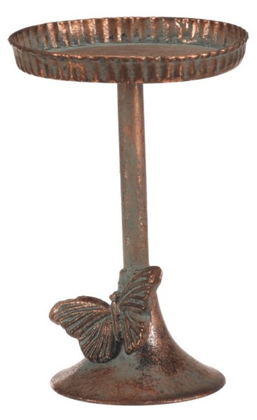 Kovový svícen 20 cm měděný FUP563-M