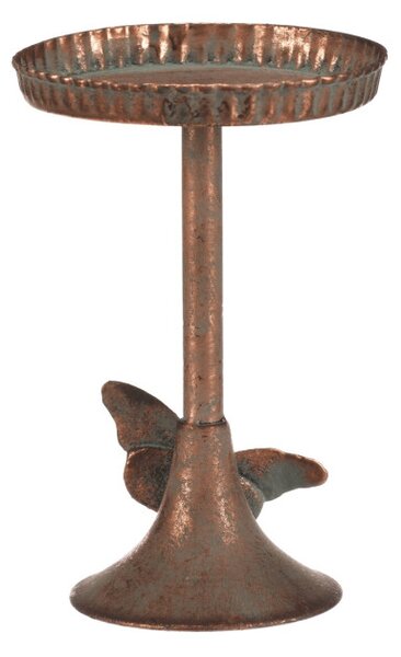 Kovový svícen 20 cm měděný FUP563-M