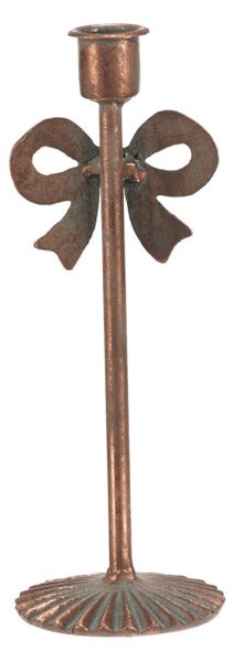 Kovový svícen 22 cm měděný FUP566-M