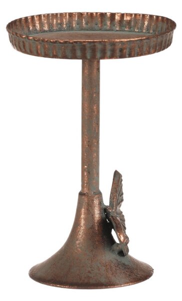 Kovový svícen 20 cm měděný FUP563-M