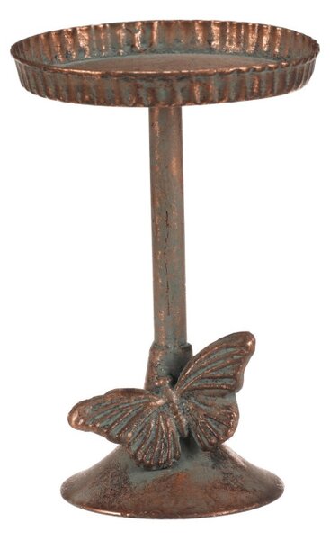 Kovový svícen 20 cm měděný FUP563-M