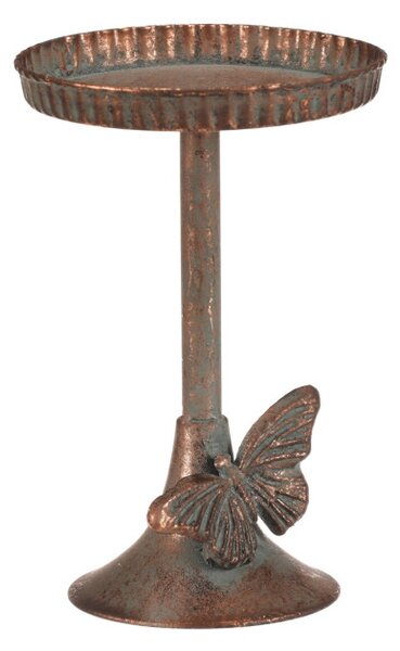 Kovový svícen 20 cm měděný FUP563-M