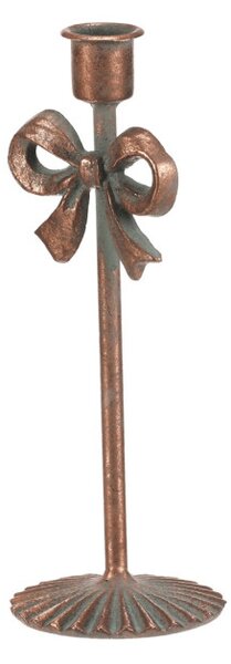 Kovový svícen 22 cm měděný FUP566-M