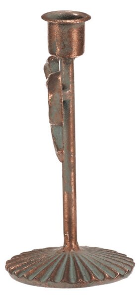 Kovový svícen 16 cm měděný FUP566-S