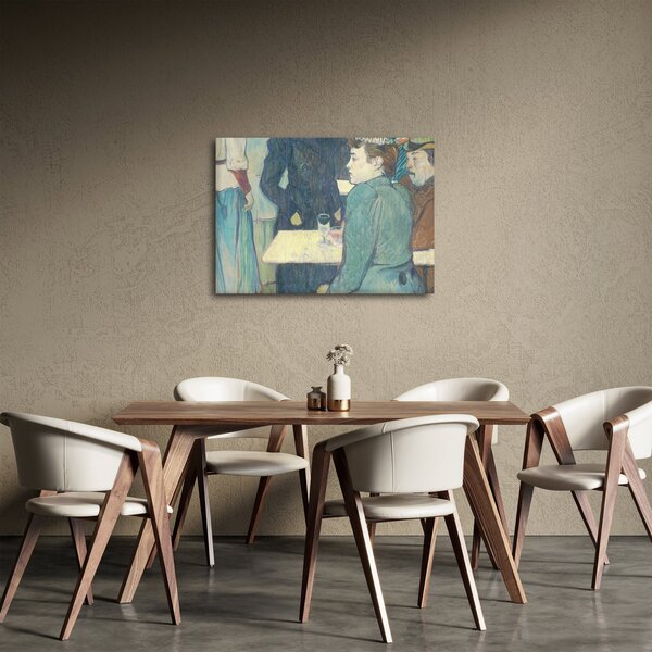 Obraz - Henri de Toulouse-Lautrec, A Corner of the Moulin de la Galette, reprodukce (70x50 cm)
