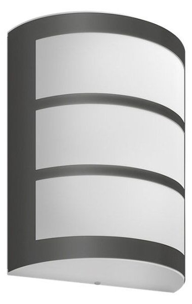 Python venkovní nástěnné LED svítidlo 1x6W 500lm 4000K IP44, antracitové