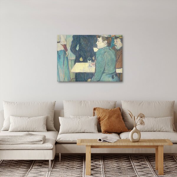 Obraz - Henri de Toulouse-Lautrec, A Corner of the Moulin de la Galette, reprodukce (70x50 cm)