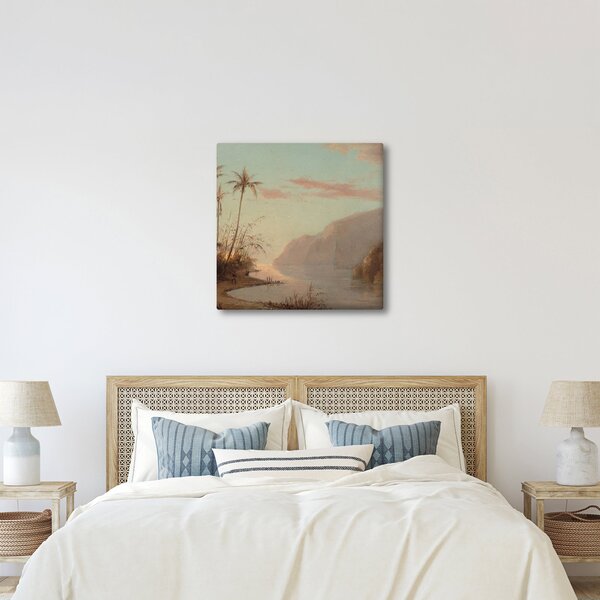 Obraz - Camille Pissarro, A creek in st. Thomas (Virgin Islands), reprodukce (30x30 cm)