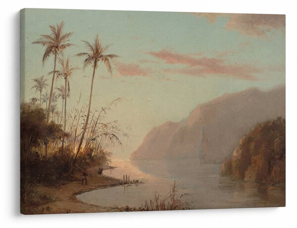 Obraz - Camille Pissarro, A creek in st. Thomas (Virgin Islands), reprodukce (70x50 cm)