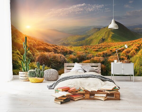 Vliesové fototapety 14599V8, rozměr 368 cm x 254 cm, horské údolí, IMPOL TRADE