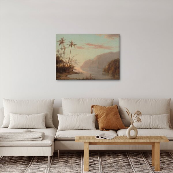 Obraz - Camille Pissarro, A creek in st. Thomas (Virgin Islands), reprodukce (70x50 cm)