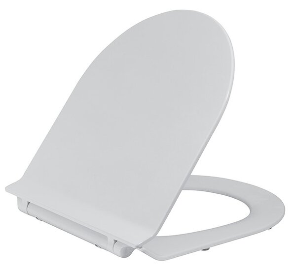Cerano Sedile, WC sedátko se zpomalovacím mechanismem 427x364x49 mm, slim, bílá matná, CER-CER-414770