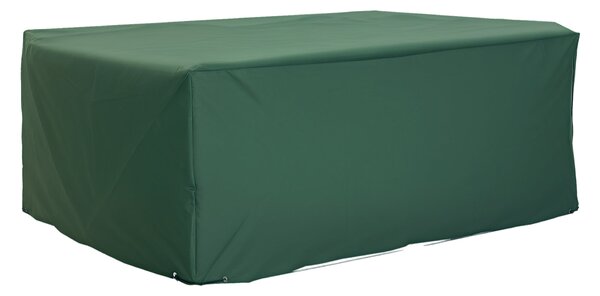 Ochranný obal na zahradní nábytek Outsunny 222x155x67 cm, voděodolný, UV-odolný, prachuvzdorný, ochranný obal na terasu a patio, tmavě zelená | Aosom
