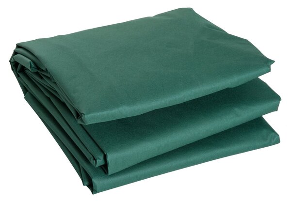 Ochranný obal na zahradní nábytek Outsunny 222x155x67 cm, voděodolný, UV-odolný, prachuvzdorný, ochranný obal na terasu a patio, tmavě zelená | Aosom