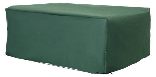 Ochranný obal na zahradní nábytek Outsunny 222x155x67 cm, voděodolný, UV-odolný, prachuvzdorný, ochranný obal na terasu a patio, tmavě zelená | Aosom