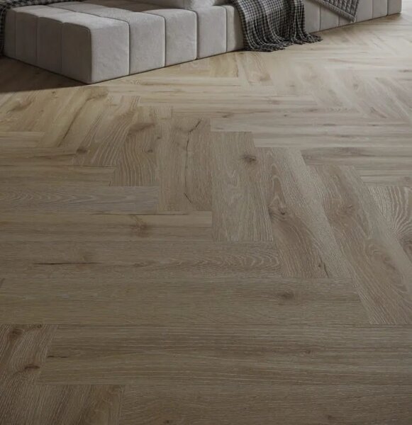 Vynilová SPC podlaha Barlinek Next Step Herringbone - Desert Oak