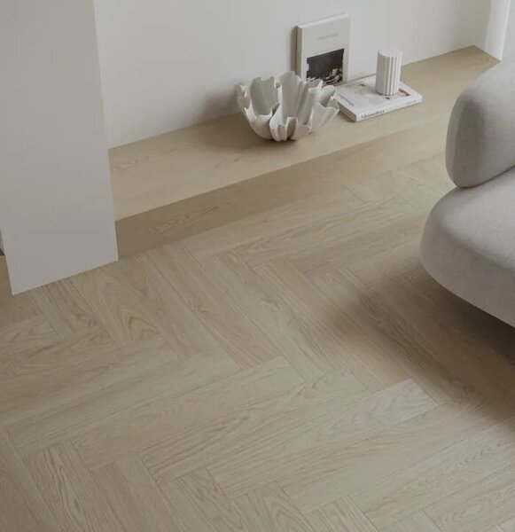 Vynilová SPC podlaha Barlinek Next Step Herringbone - Flax Oak