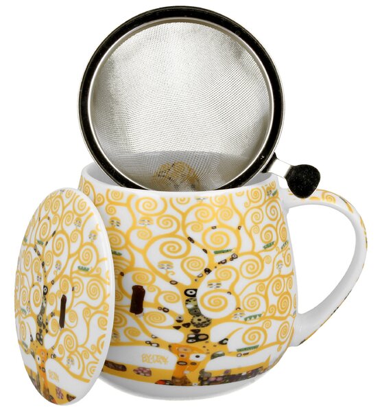 Čajová souprava Klimt Ecru Tree Of Life 430 ml