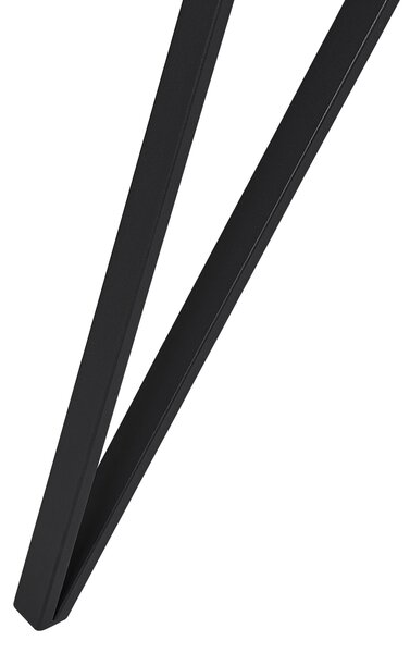 Jídelní stůl MOLDEN Mramor/Černá 150 cm 80 cm