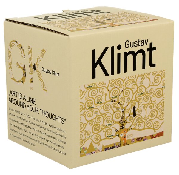 Porcelánový hrnek Klimt Ecru Tree Of Life 350 ml