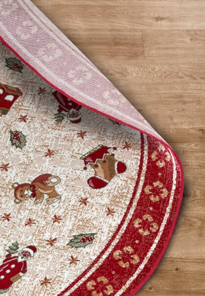 Koberec Toy's Delight Villeroy & Boch Shine červený / vícebarevný kruh
