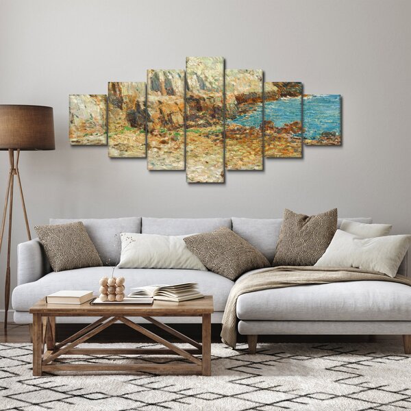 Obraz - Childe Hassam, A North East Headland, reprodukce (210x100 cm)