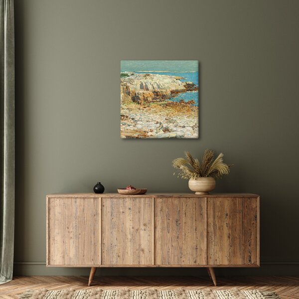 Obraz - Childe Hassam, A North East Headland, reprodukce (30x30 cm)
