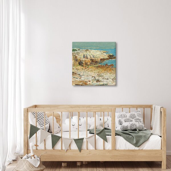 Obraz - Childe Hassam, A North East Headland, reprodukce (30x30 cm)