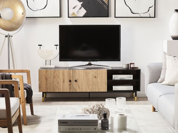 TV stolek ABILEN Hnědá/Černá