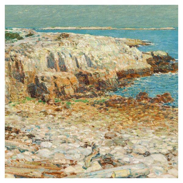 Obraz - Childe Hassam, A North East Headland, reprodukce (30x30 cm)