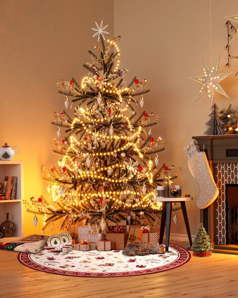 Koberec Toy's Delight Villeroy & Boch Shine červený / vícebarevný kruh