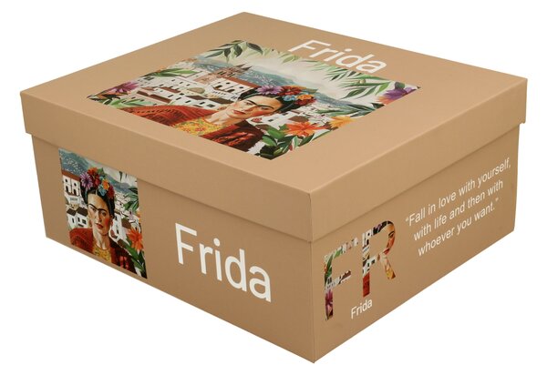 Porcelánový šálek s podšálkem Mexican Art Frida 270 ml sada 2ks