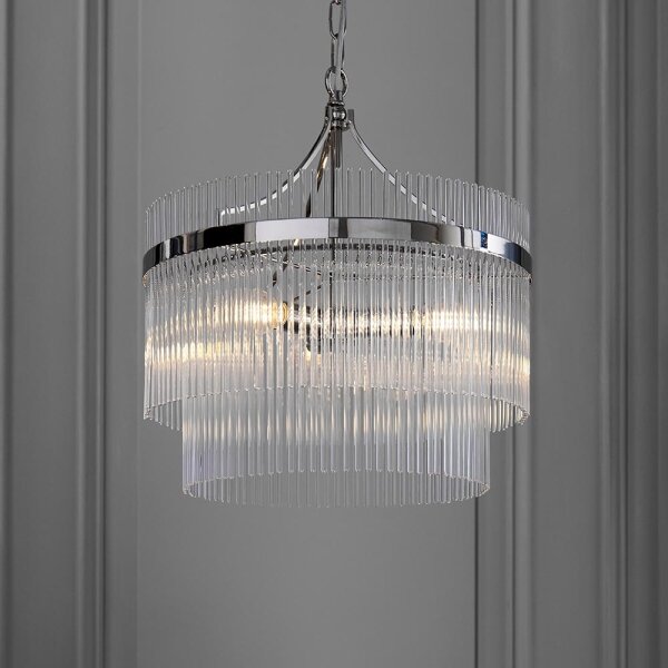 Endon 104113 - Lustr na řetězu MARIETTA 3xE14/7W/230V lesklý chrom