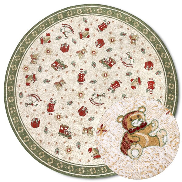 Koberec Toy's Delight Villeroy & Boch Shine zelený / vícebarevný kruh