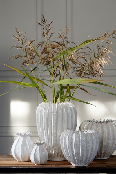 Keramická váza Lillian Off-white 15 cm Wikholm Form