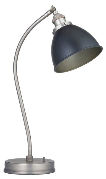 Endon 98752 - Stolní lampa FRANKLIN 1xE14/7W/230V matný chrom/antracit