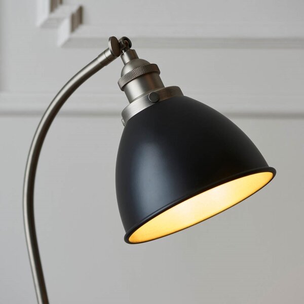 Endon 98752 - Stolní lampa FRANKLIN 1xE14/7W/230V matný chrom/antracit