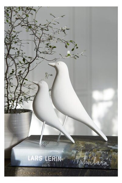 Dekorativní ptáček Bird White 16 cm Wikholm Form